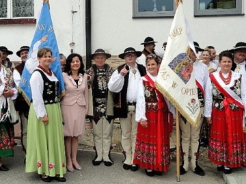 Poświęcenie sztandaru w Miętustwie - 4 czerwiec 2012 r.