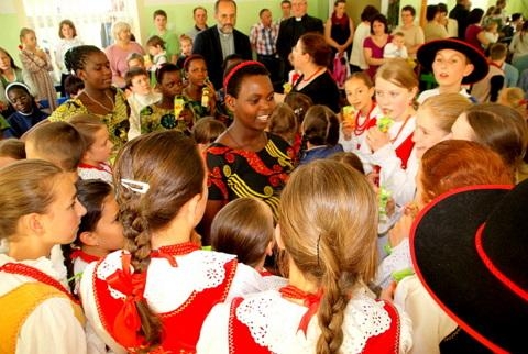 Dzieci z Tanzanii u 