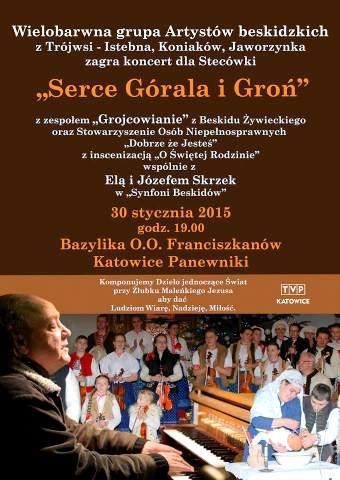 Zapraszamy do Panewnik na wspólne kolędowanie na rzecz Stecówki