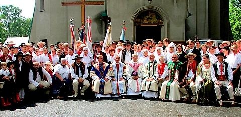 Poświęcenie sztandaru Oddziału Górali Śląskich