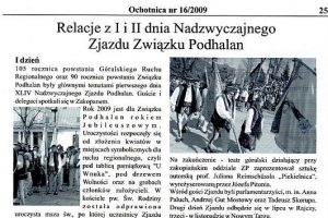 XLIV Nadzwyczajny Zjazd Podhalan w Rajczy  - zdjęcie17